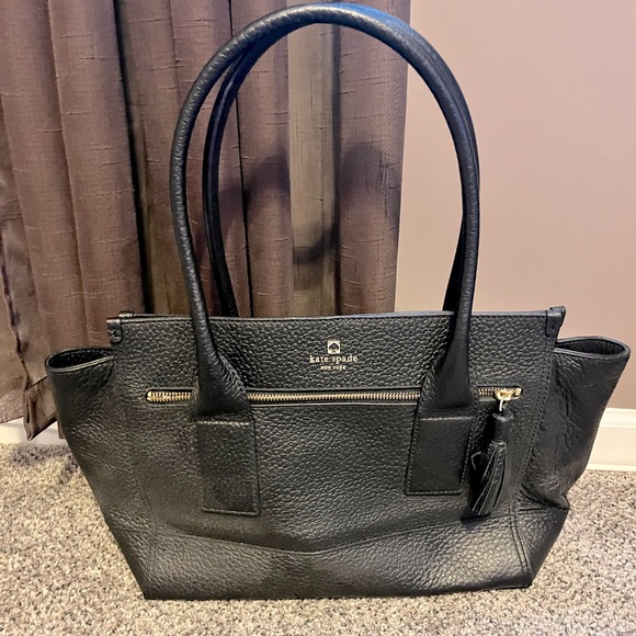 Kate Spade leather briefcase - Picture 1 of 2
